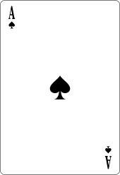 Ace of spades sticker